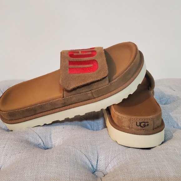 UGG Womens Laton Slide, Chestnut (Size: 8 - NEW) - Picture 5 of 12